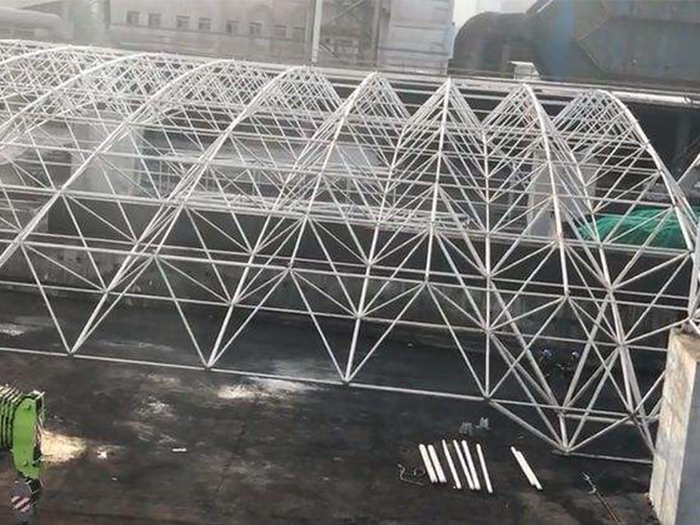 鋼廠多車聯吊網架